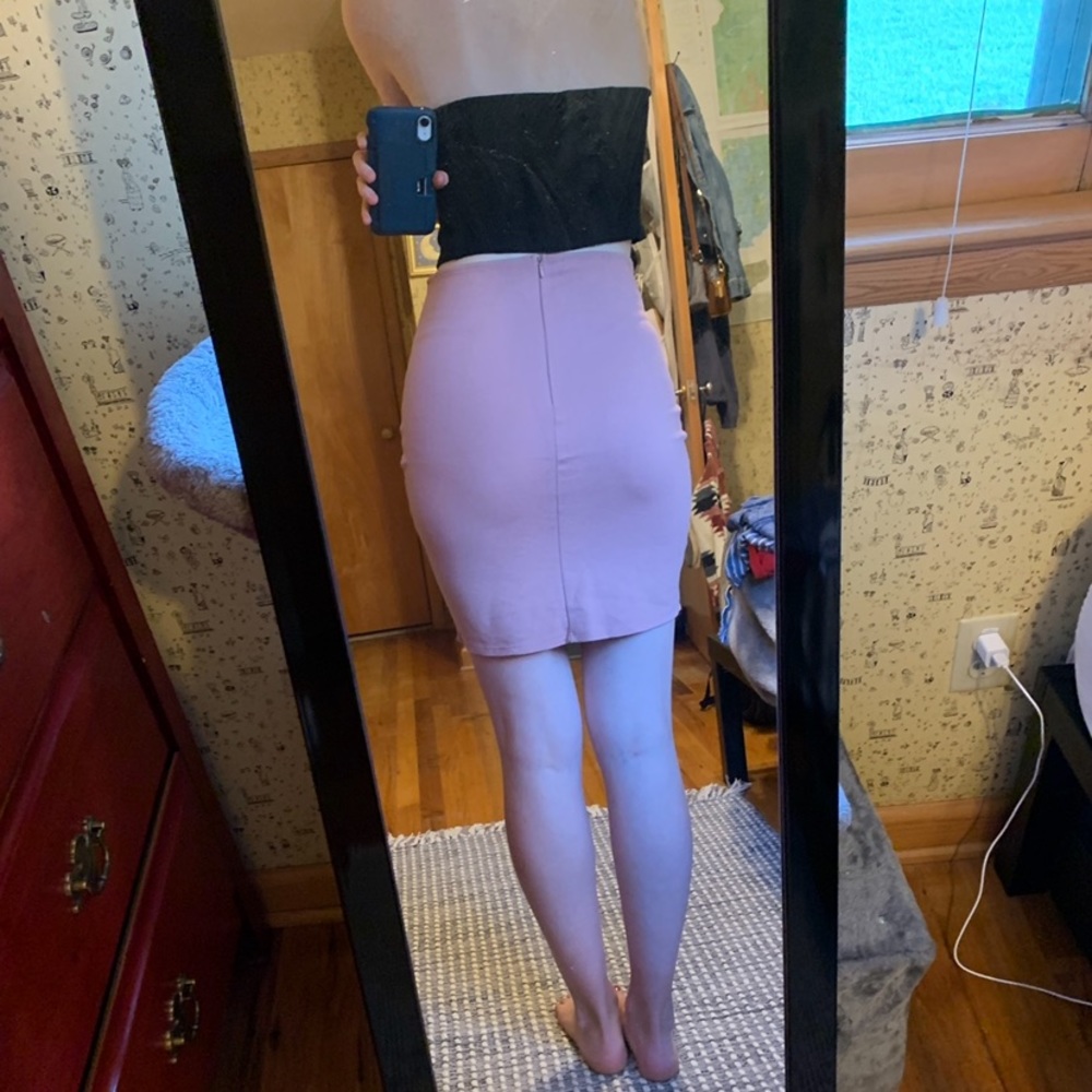 Blush Midi Bodycon Skirt - Picture 3 of 6